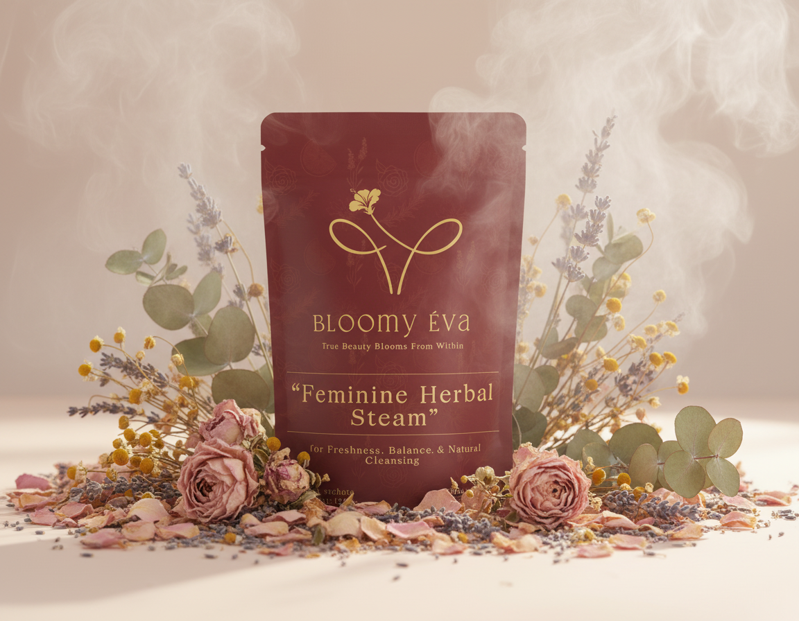 Bloomy Éva Feminine Steaming Herbs | Natural Wellness Ritual