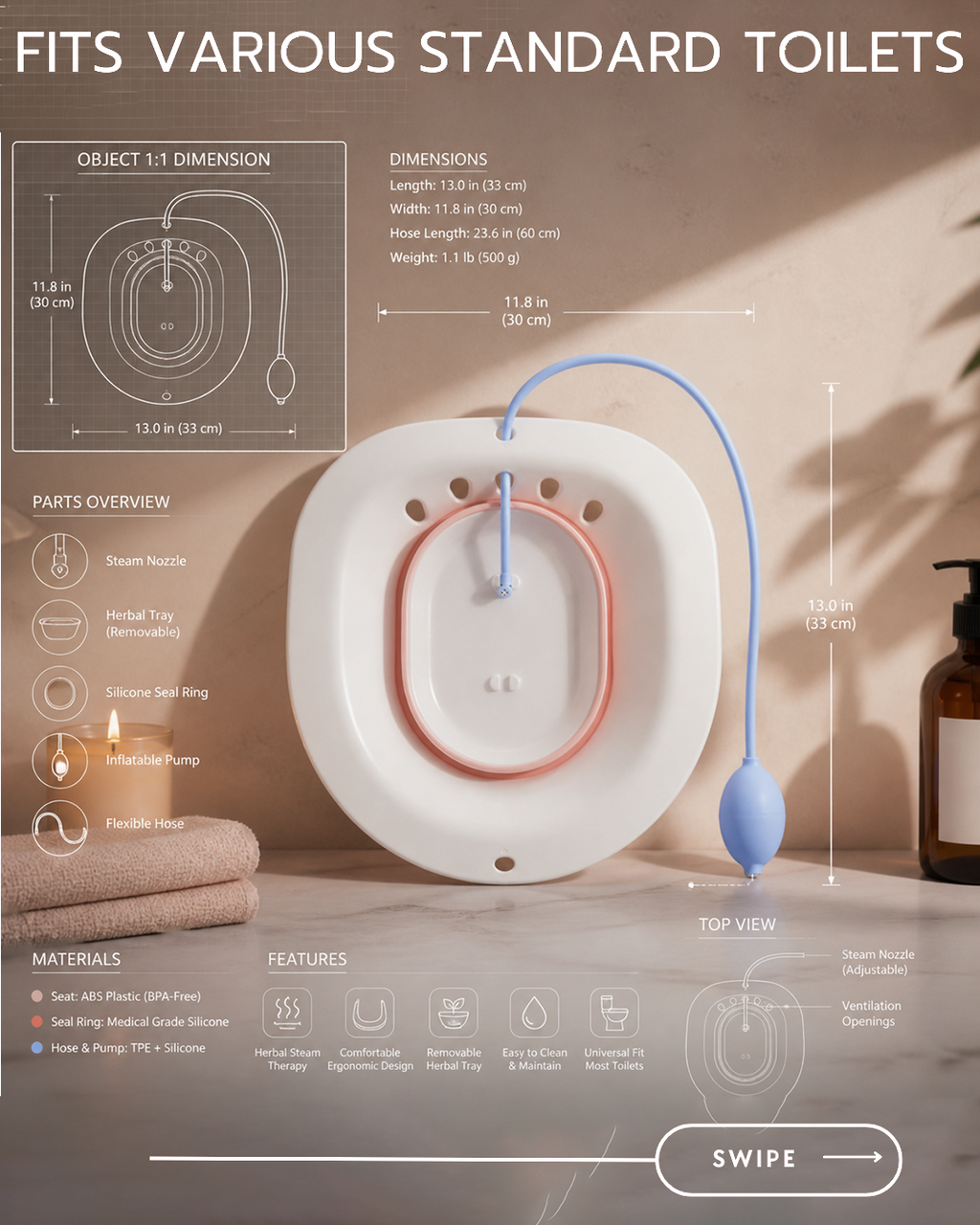 Feminine Herbal Steaming Seat | At-Home Wellness Ritual