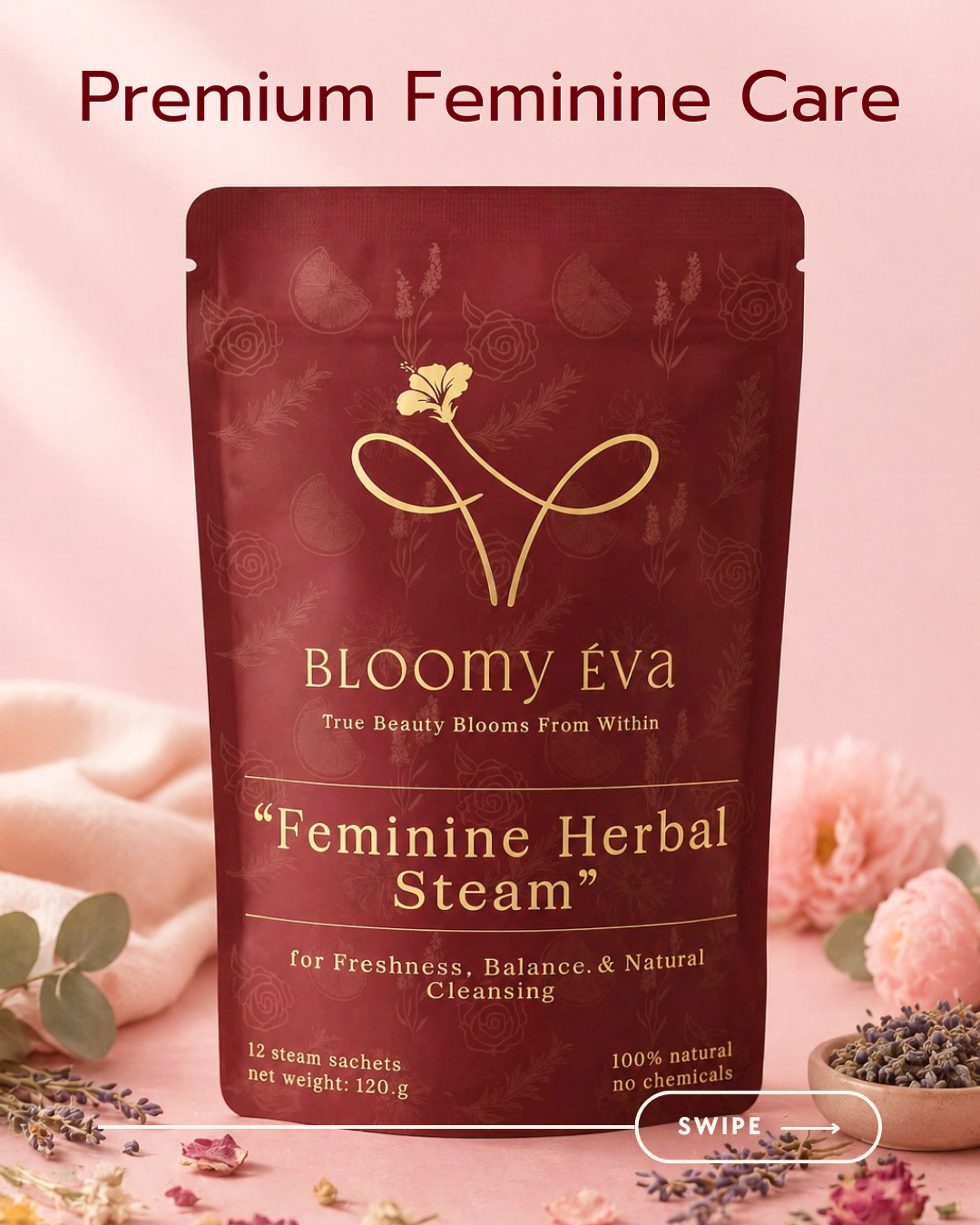 Feminine Herbal Steam | Natural Intimate Care 🌿