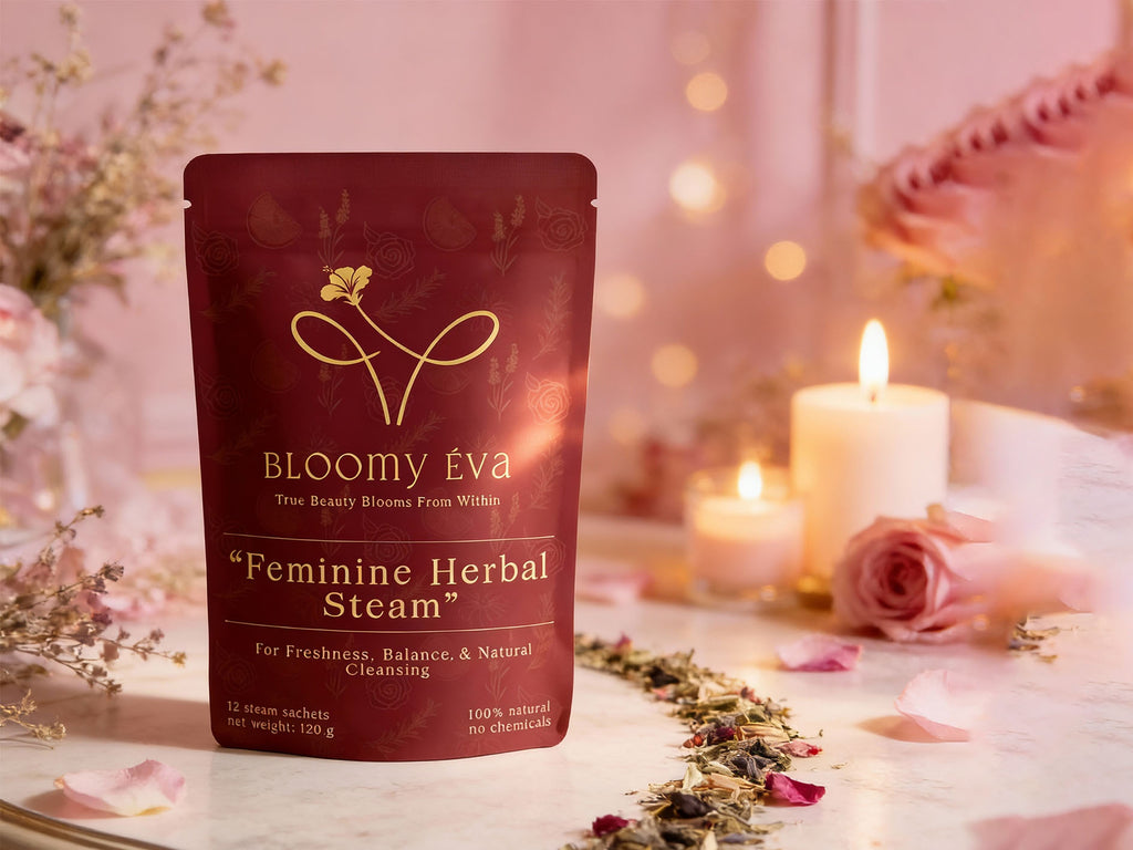 Bloomy Éva Feminine Steaming Herbs | Natural Wellness Ritual