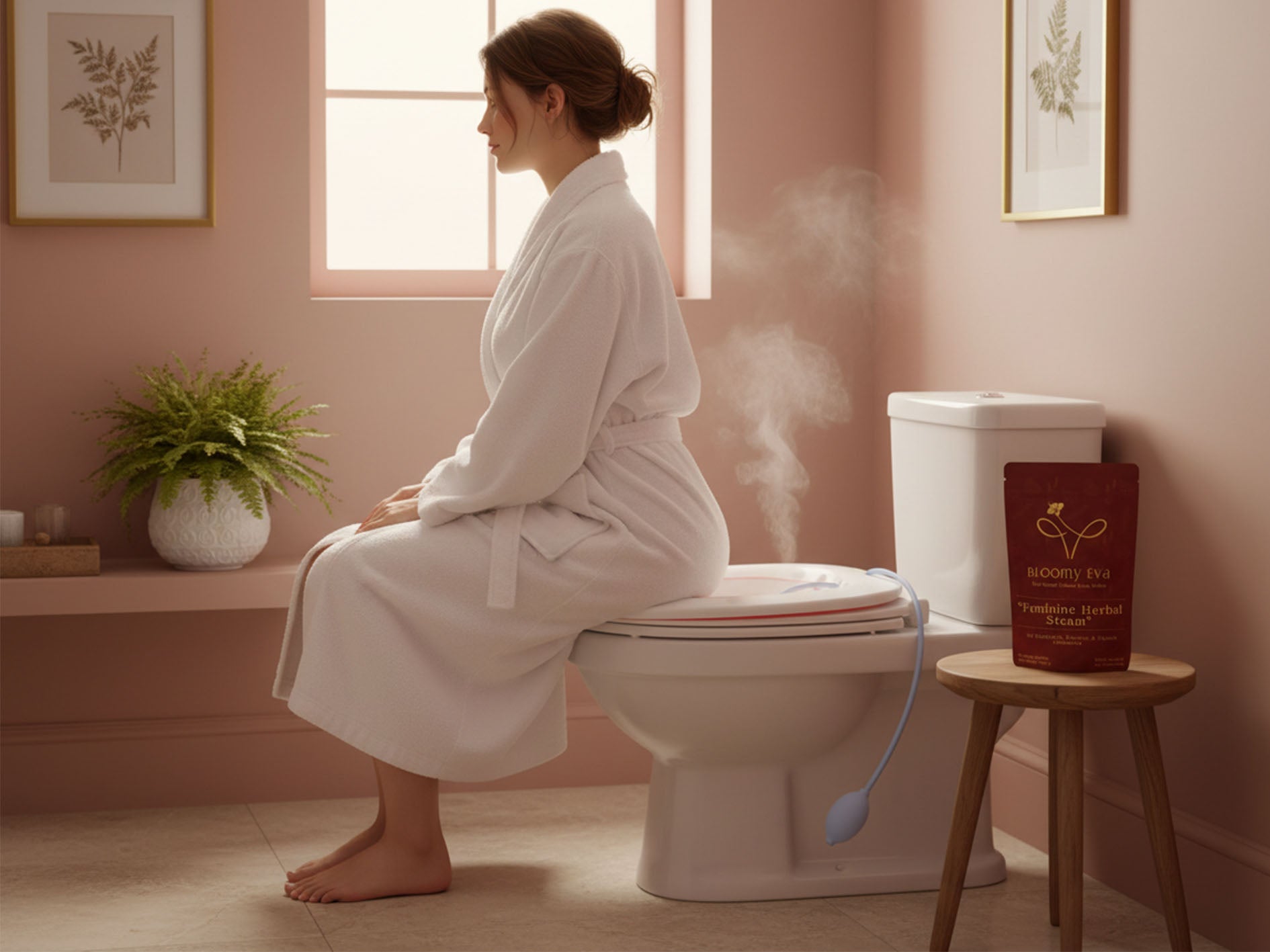 Bloomy Éva Feminine Steaming Seat | At-Home Wellness Ritual