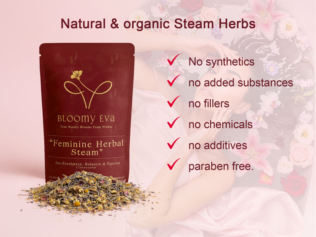 Bloomy Éva Feminine Steaming Herbs | Natural Wellness Ritual